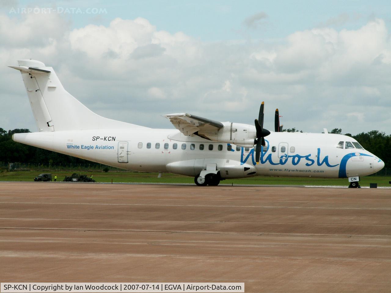 SP-KCN, 1995 ATR 42-320 C/N 409, ATR42-320/White Eagle Aviation/RIAT Fairford