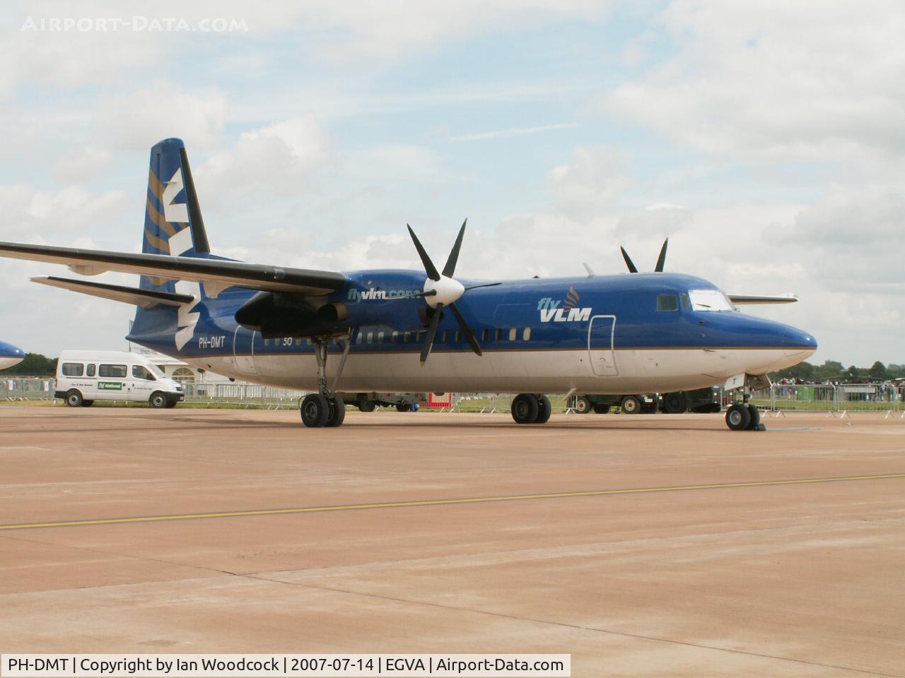 PH-DMT, 1991 Fokker 50 C/N 20208, Fokker 50/VLM/RIAT Fairford