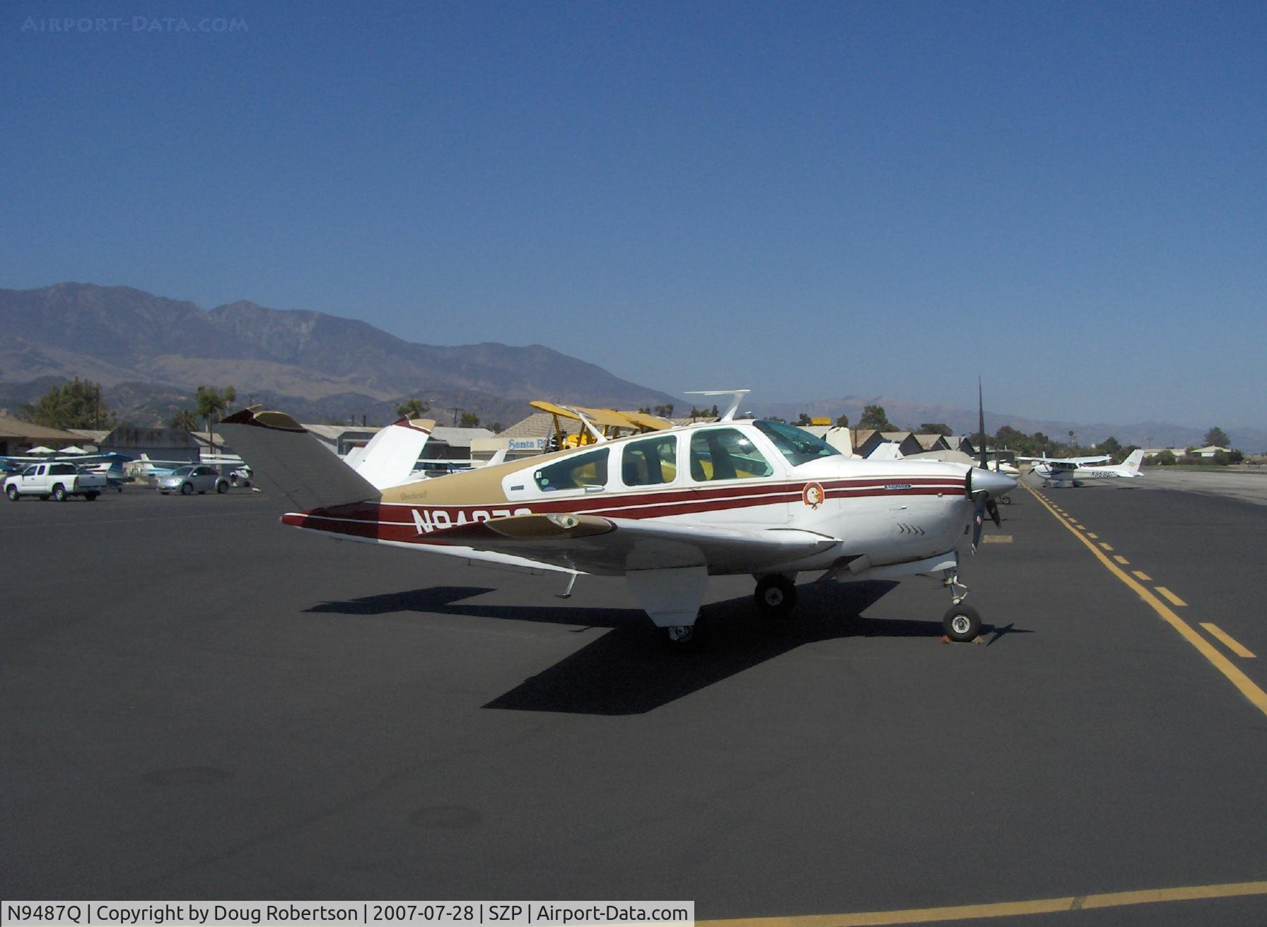N9487Q, 1972 Beech V35B Bonanza C/N D-9333, 1972 Beech V35B BONANZA, Continental IO-520-B 285 Hp