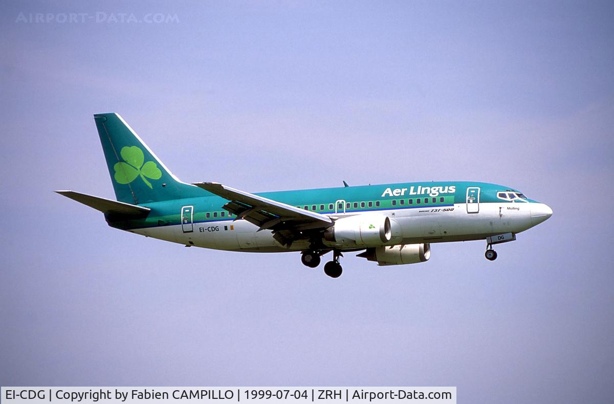 EI-CDG, 1992 Boeing 737-548 C/N 25738, Air Lingus