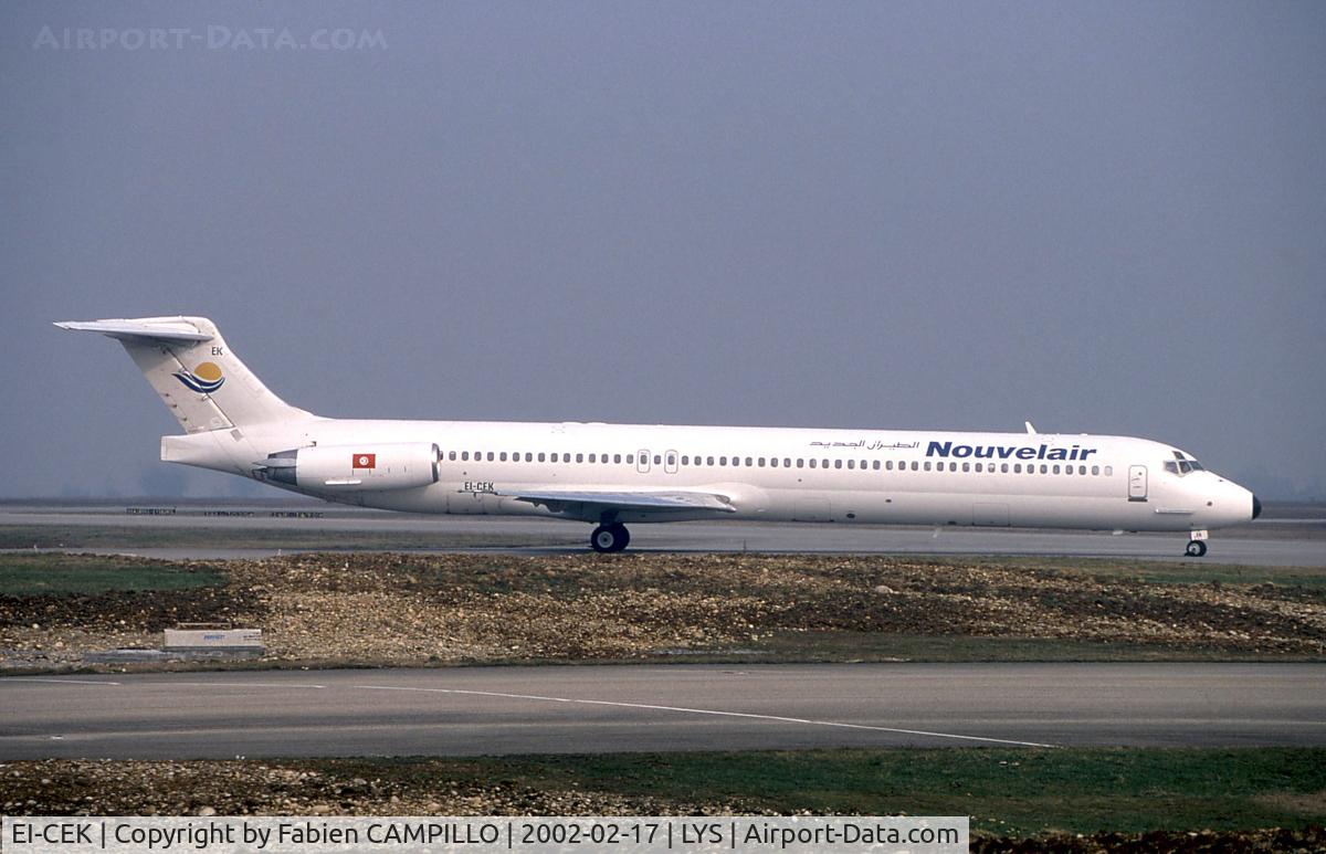 EI-CEK, 1989 McDonnell Douglas MD-83 (DC-9-83) C/N 49631, Nouvelair Tunisie