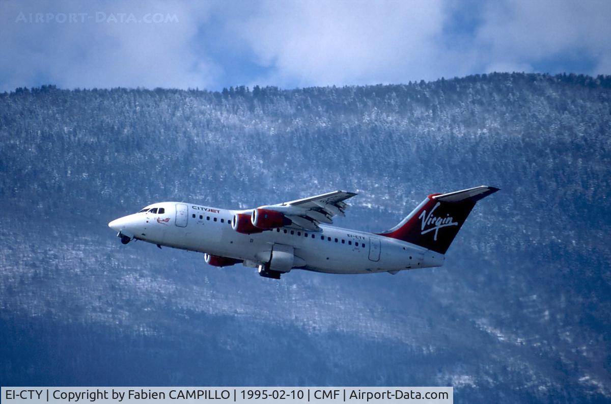 EI-CTY, 1987 British Aerospace BAe.146-200A C/N E2072, Cityjet Virgin