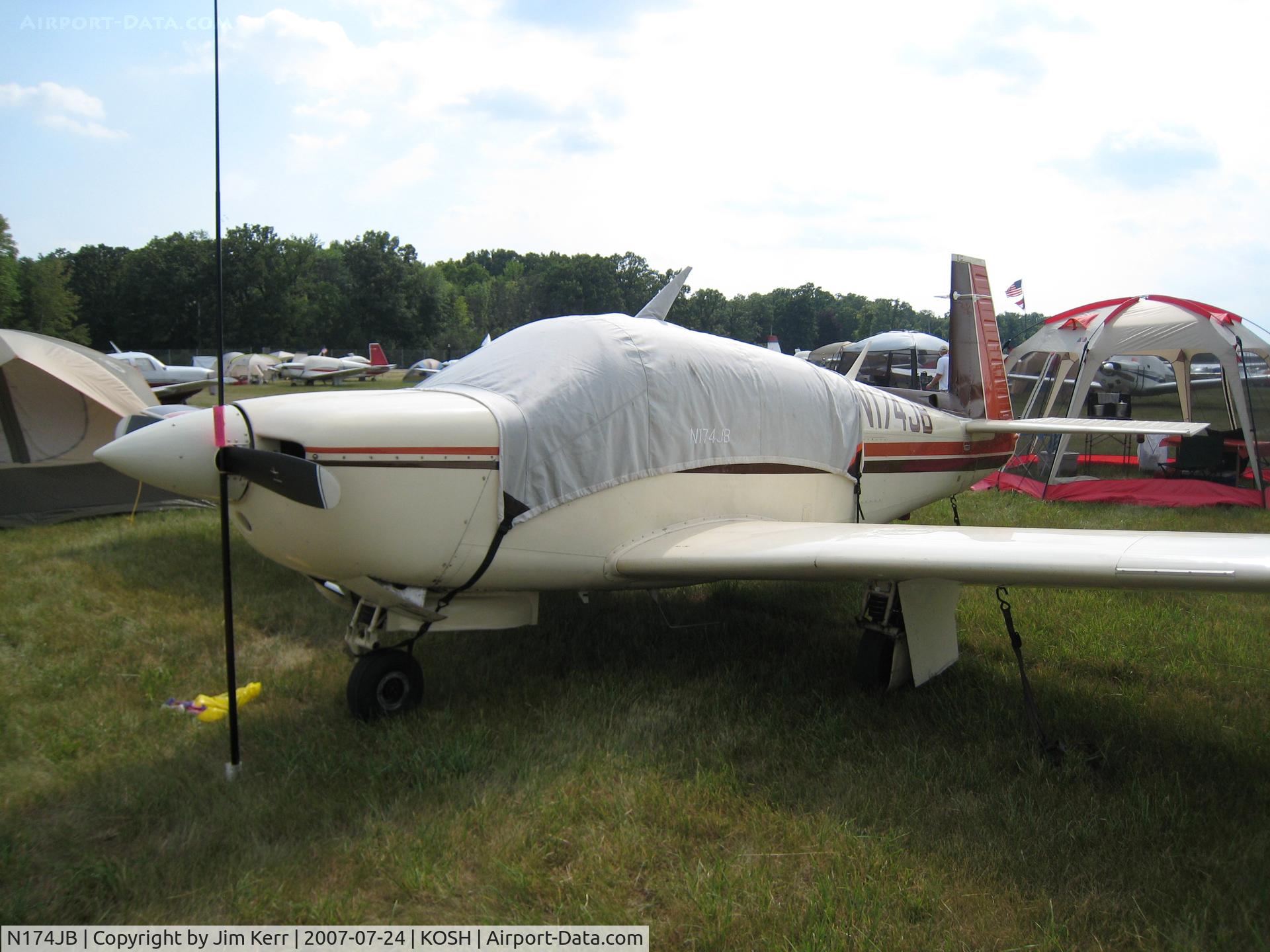 N174JB, 1980 Mooney M20J 201 C/N 24-0954, EAA AirVenture Oshkosh 2007