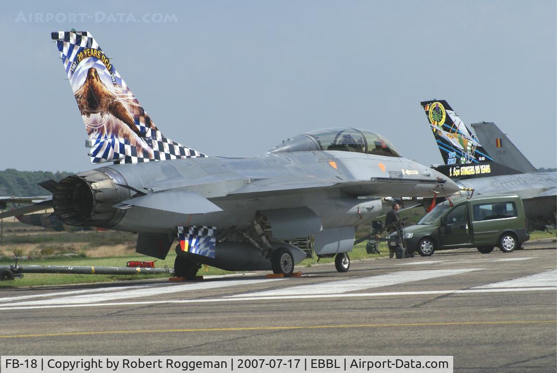 FB-18, General Dynamics F-16BM Fighting Falcon C/N 6J-18, 20 years OCU.(Operational Conversion Unit)