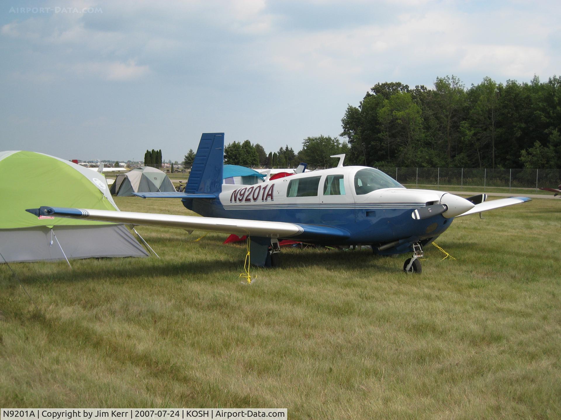 N9201A, 1978 Mooney M20J 201 C/N 24-0610, EAA AirVenture Oshkosh 2007