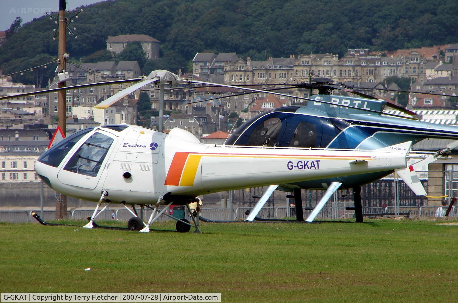 G-GKAT, 1980 Enstrom 280C Shark C/N 1200, at Helidays 2007 at Weston-Super-Mare , UK