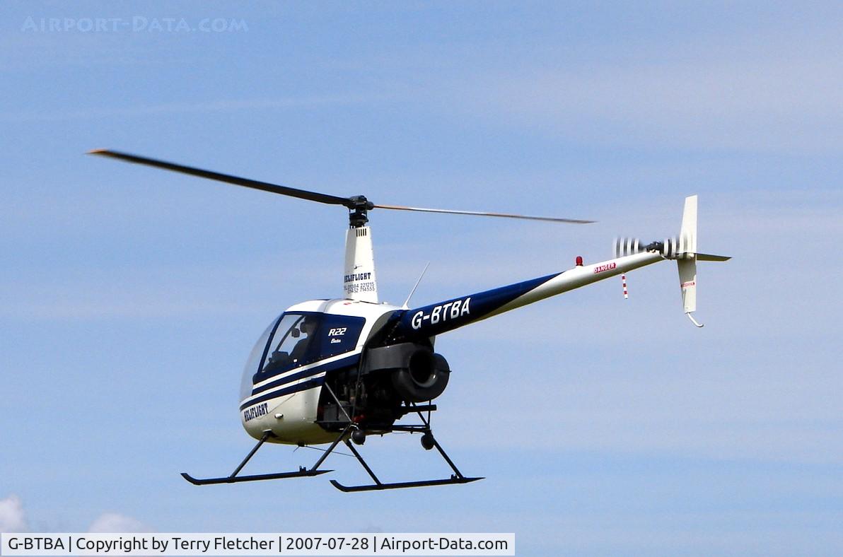 G-BTBA, 1991 Robinson R22 Beta C/N 1717, at Helidays 2007 at Weston-Super-Mare , UK