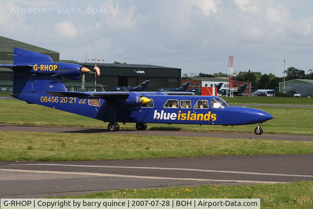 G-RHOP, 1976 Britten-Norman BN-2A Mk.III-2 Trislander C/N 1042, TRI-LANDER