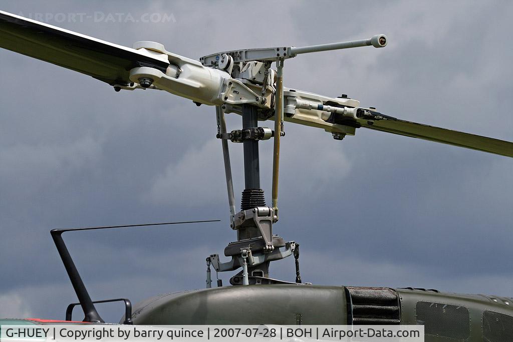 G-HUEY, 1973 Bell UH-1H Iroquois C/N 13560, ROTOR OF G-HUEY
