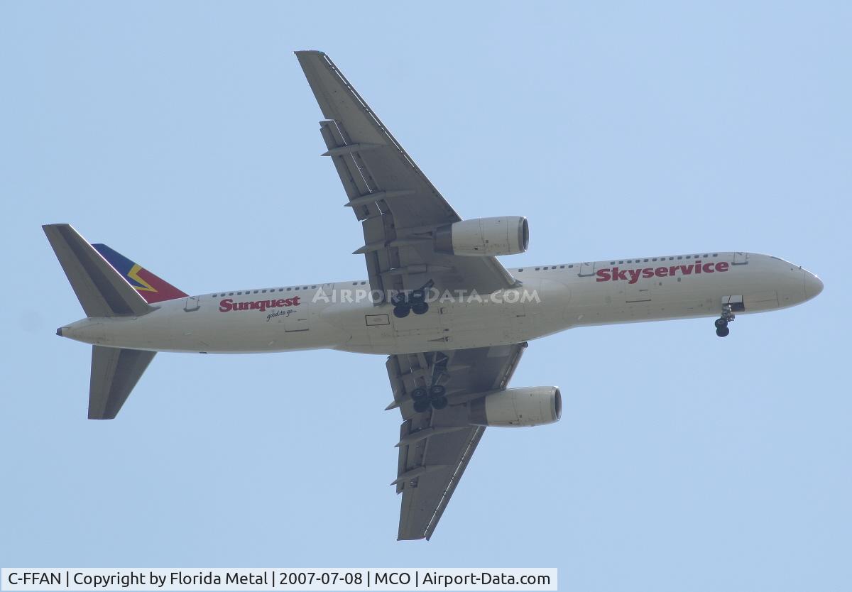 C-FFAN, 1997 Boeing 757-21K C/N 28674, Skyservice