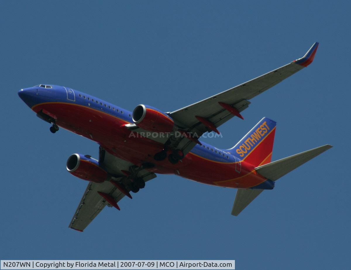 N207WN, 2005 Boeing 737-7H4 C/N 34012, Southwest