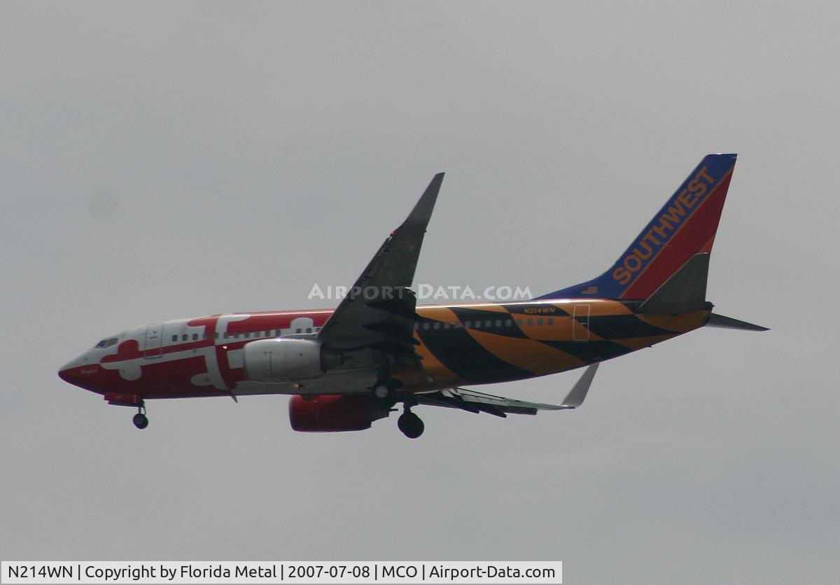 N214WN, 2005 Boeing 737-7H4 C/N 32486, Maryland c/s