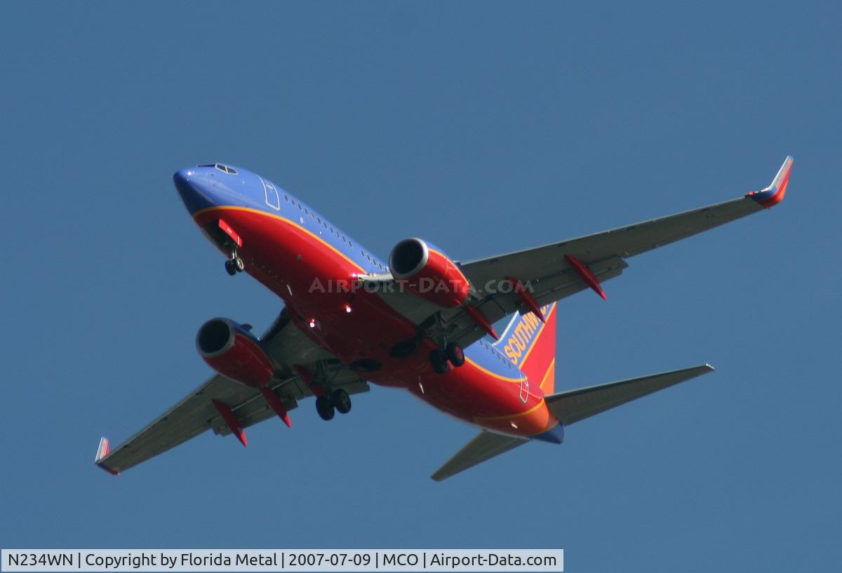 N234WN, 2006 Boeing 737-7H4 C/N 32502, Southwest