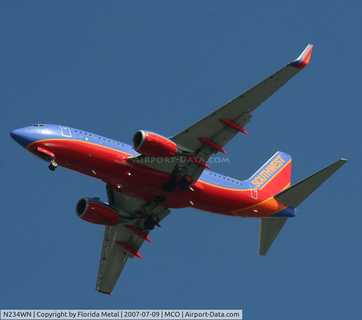 N234WN, 2006 Boeing 737-7H4 C/N 32502, Southwest