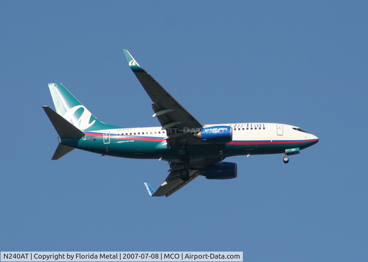 N240AT, 2005 Boeing 737-76N C/N 32657, Air Tran