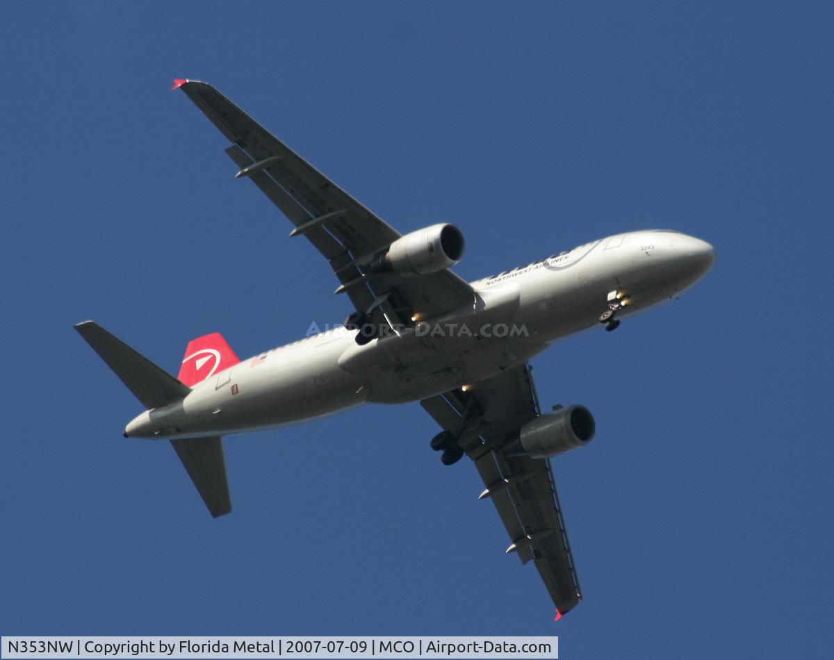 N353NW, 1998 Airbus A320-212 C/N 786, Northwest