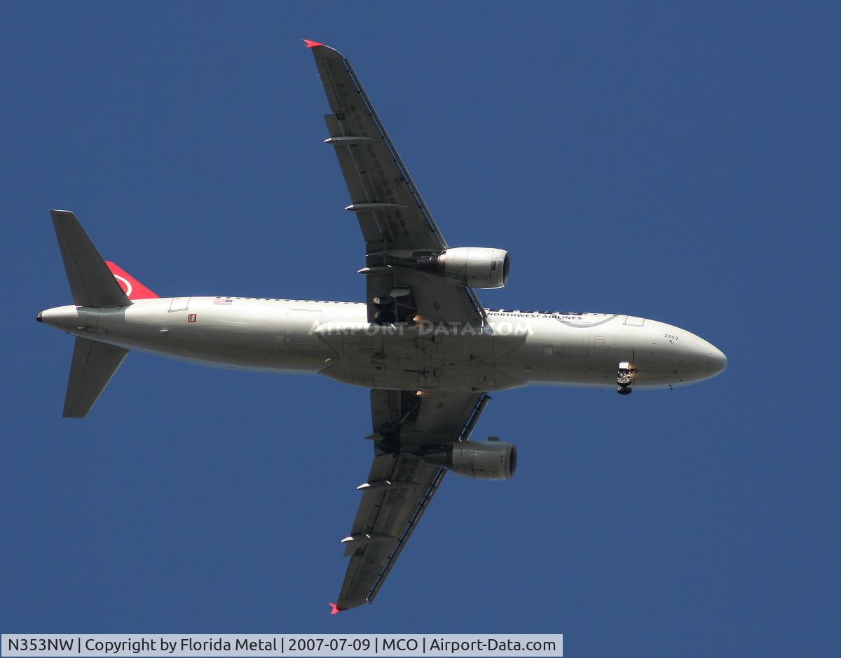 N353NW, 1998 Airbus A320-212 C/N 786, Northwest