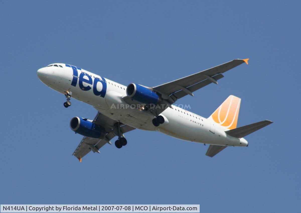N414UA, 1994 Airbus A320-232 C/N 0472, Ted