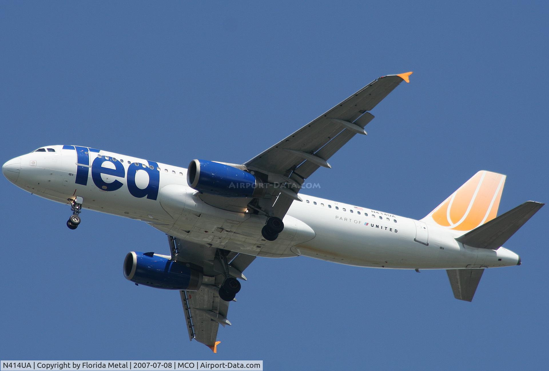 N414UA, 1994 Airbus A320-232 C/N 0472, Ted