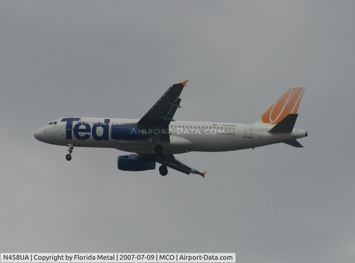 N458UA, 2000 Airbus A320-232 C/N 1163, Ted
