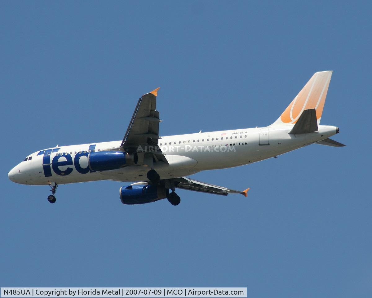 N485UA, 2001 Airbus A320-232 C/N 1617, Ted