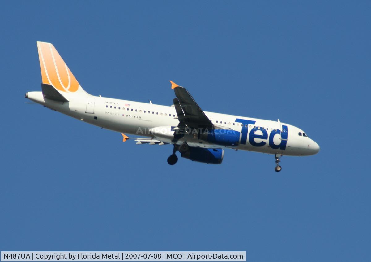 N487UA, 2002 Airbus A320-232 C/N 1669, Ted