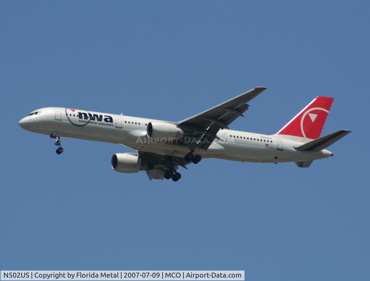 N502US, 1985 Boeing 757-251 C/N 23191, Northwest