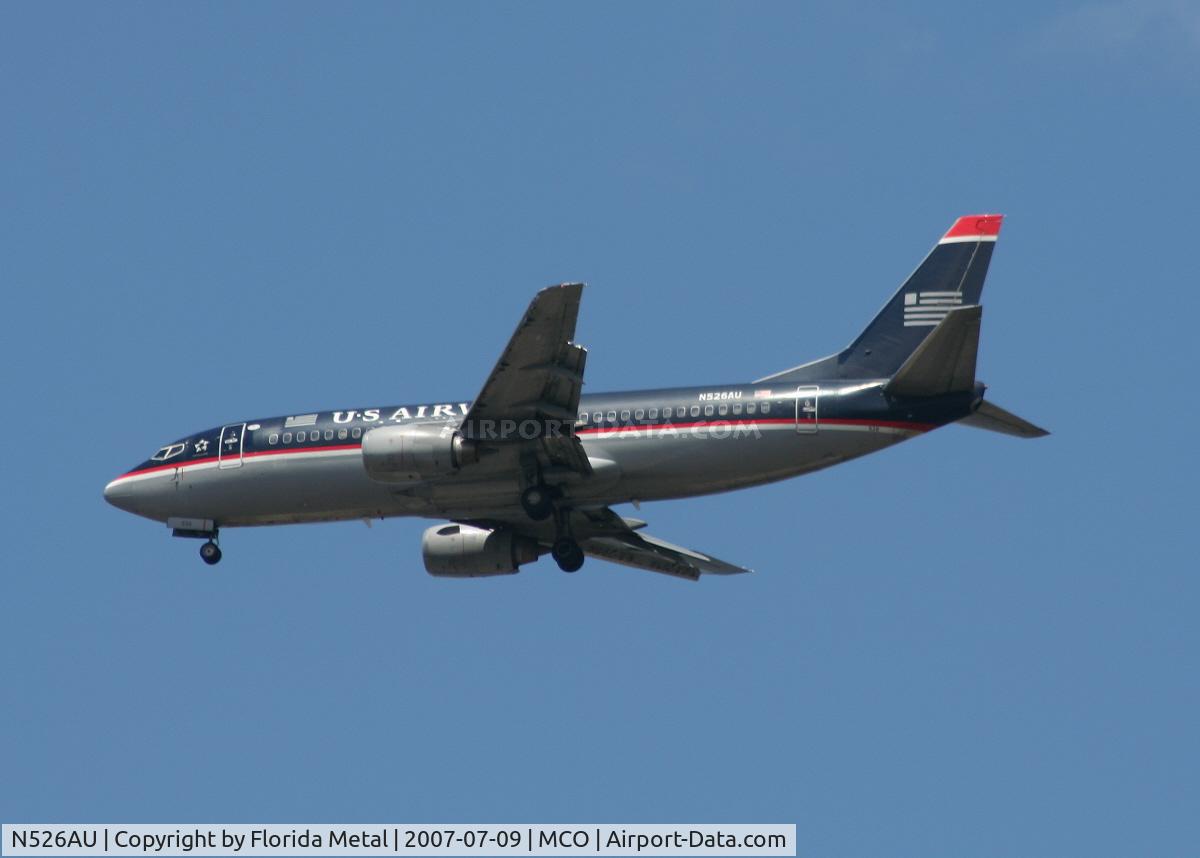 N526AU, 1988 Boeing 737-3B7 C/N 23861, US