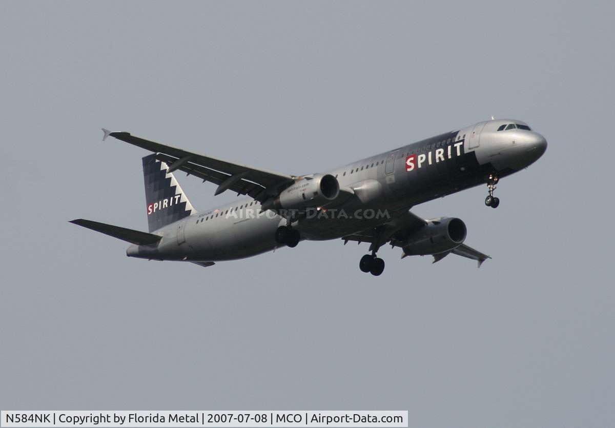 N584NK, 2001 Airbus A321-231 C/N 1408, Spirit