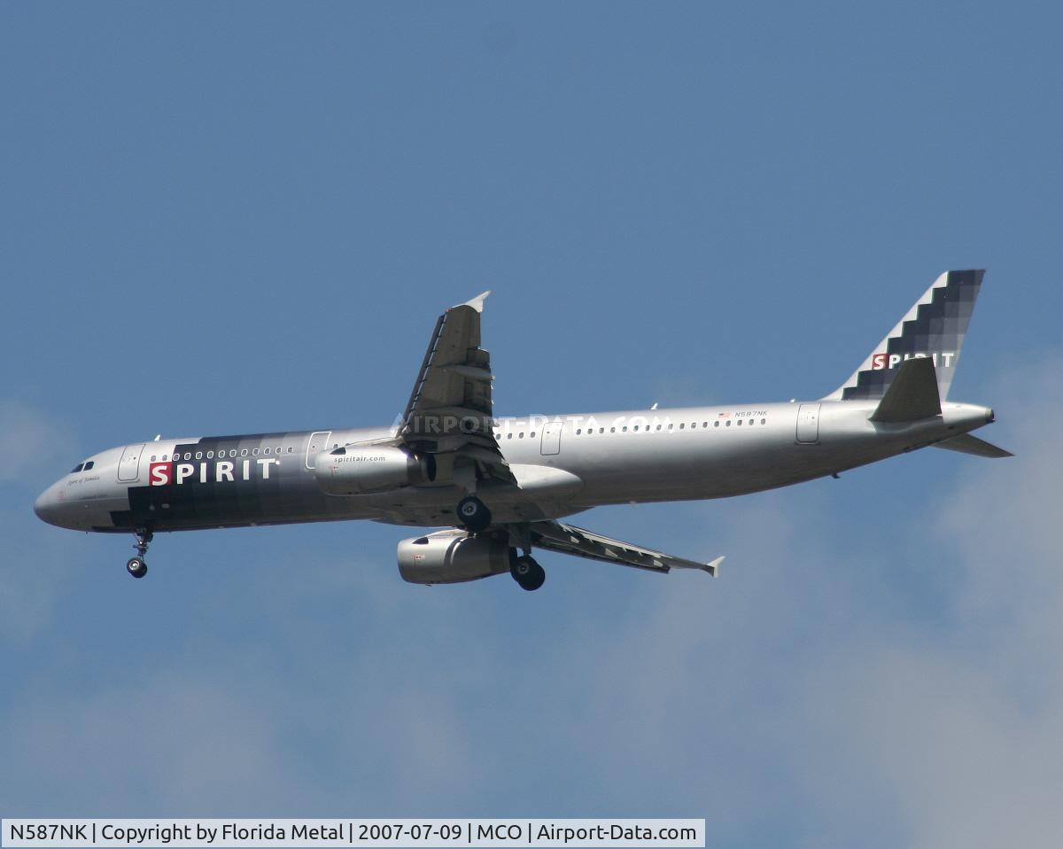 N587NK, 2005 Airbus A321-231 C/N 2476, Spirit