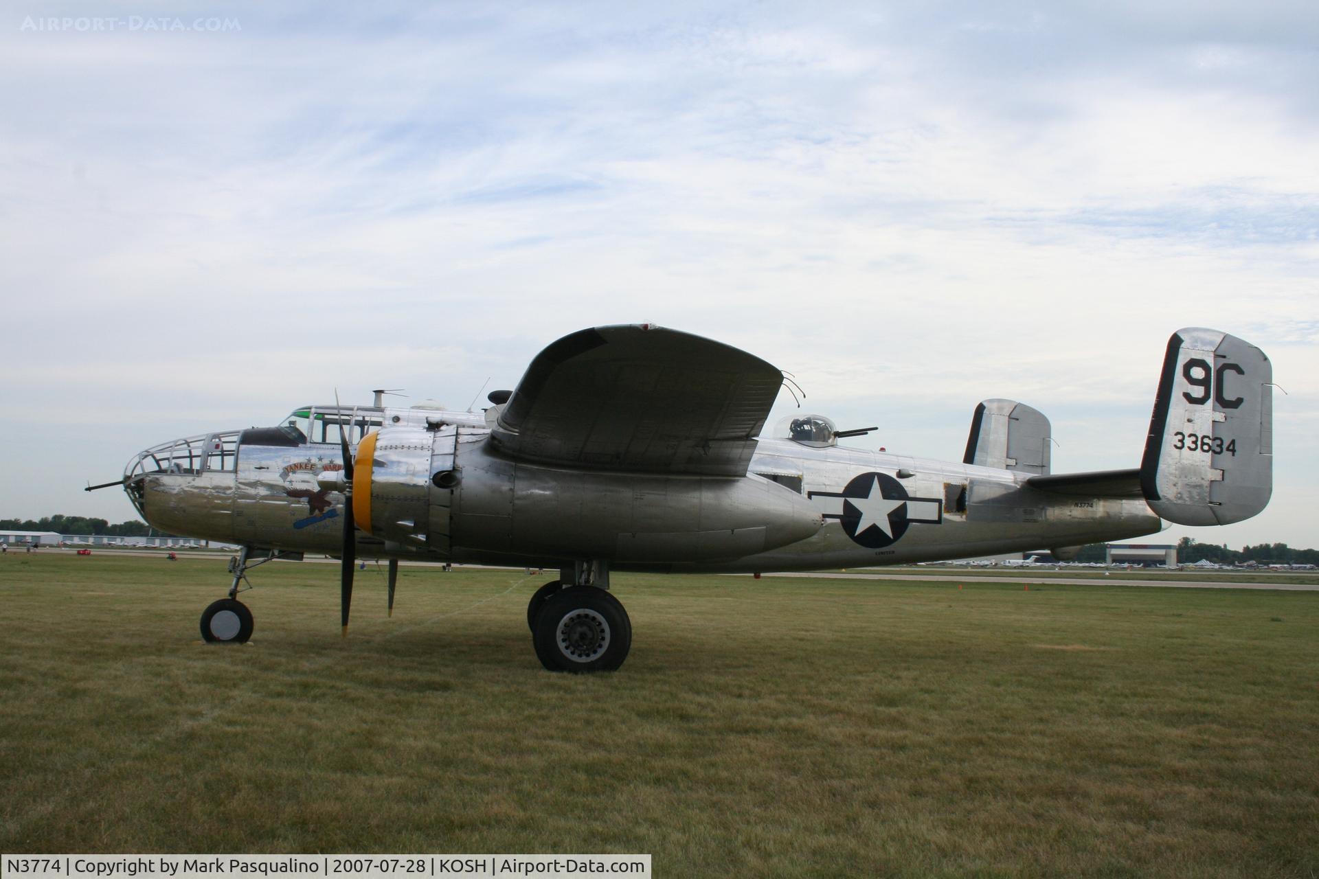 N3774, 1943 North American B-25D Mitchell C/N 100-23960, North American B-25C