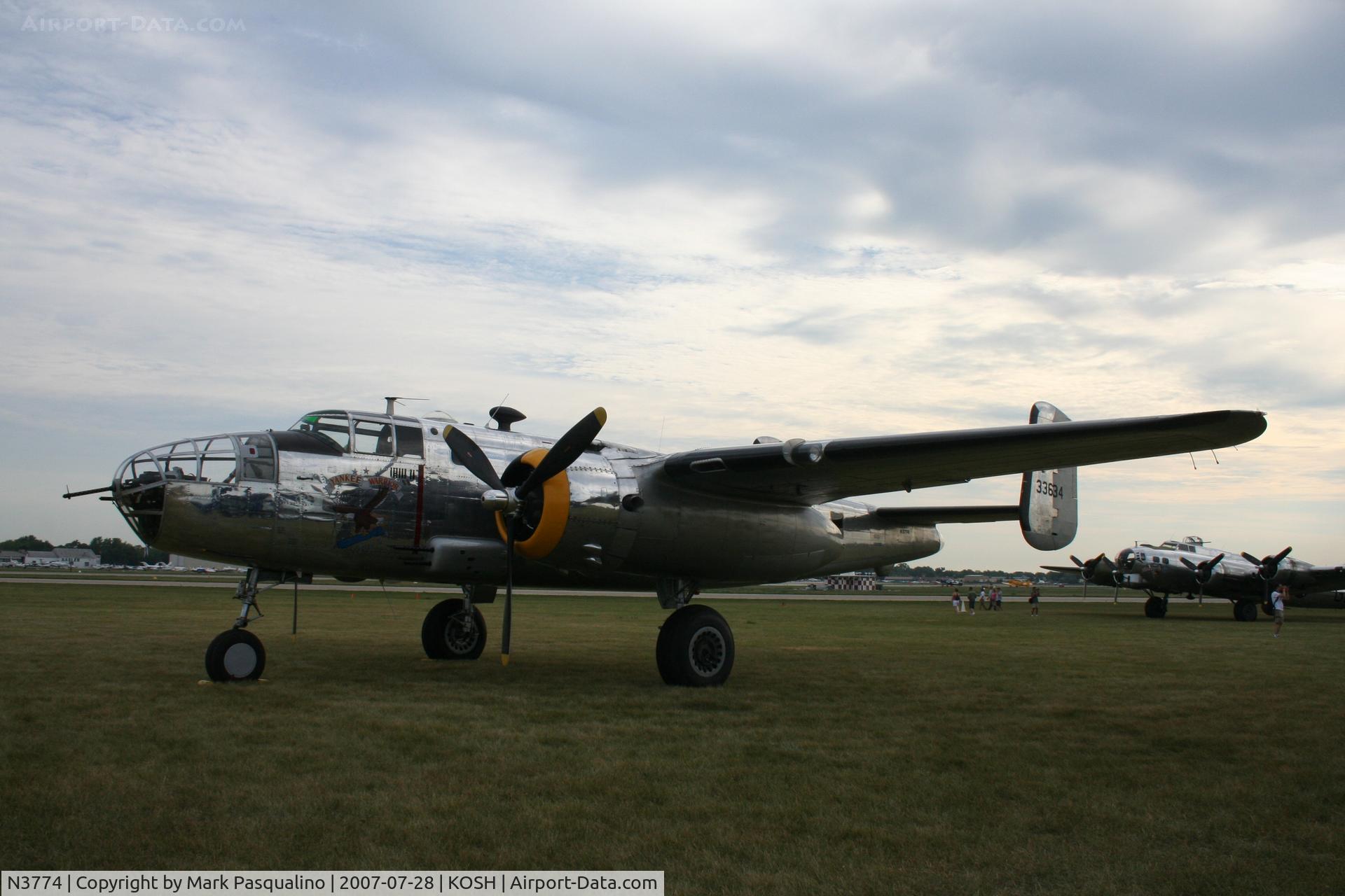 N3774, 1943 North American B-25D Mitchell C/N 100-23960, North American B-25C