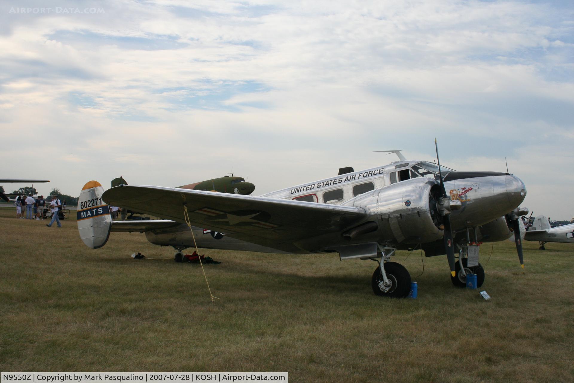 N9550Z, 1953 Beech C-45H/18S Expeditor C/N AF-586, Beech C-45H