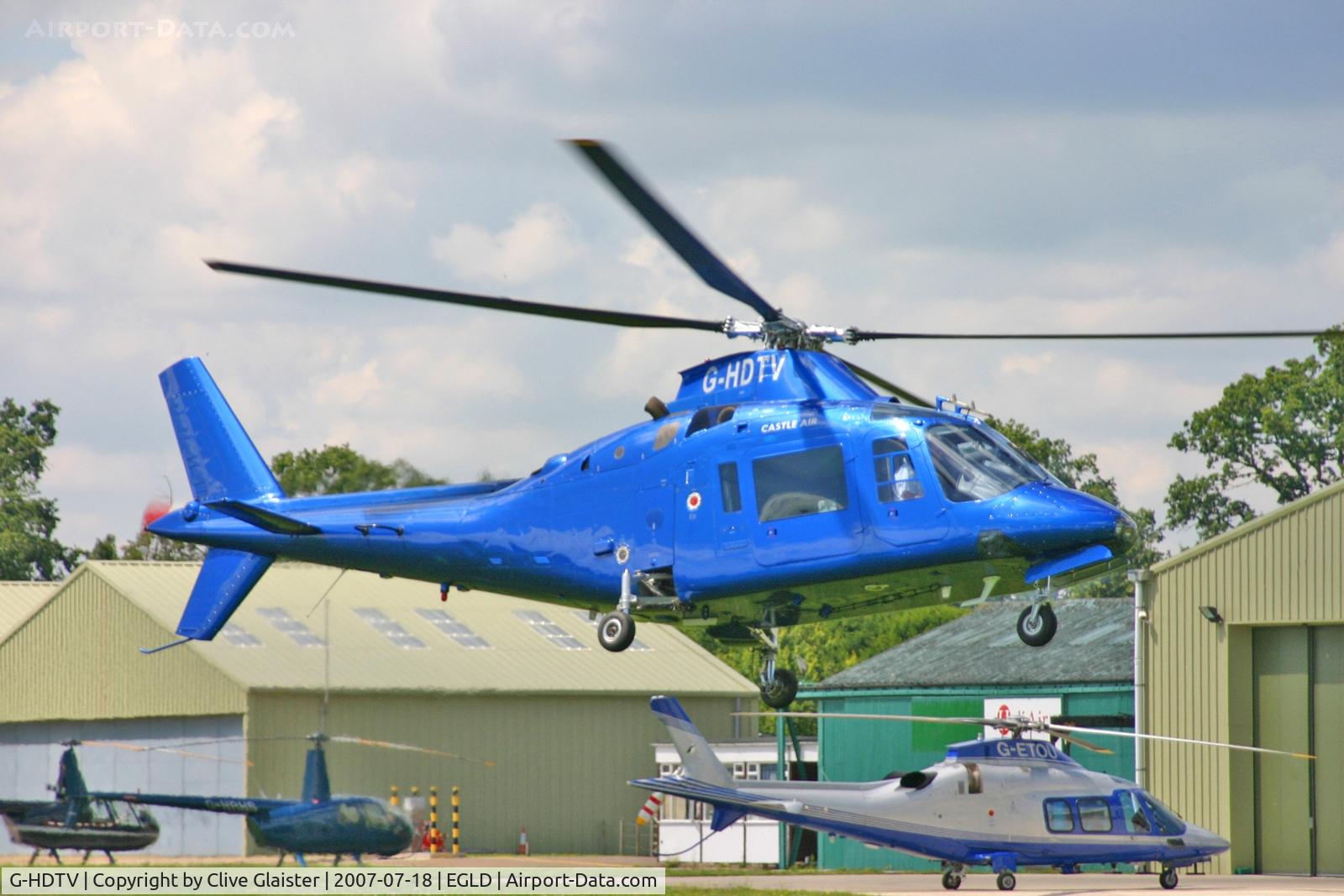 G-HDTV, 1983 Agusta A-109A-2 C/N 7266, OWNED BY: CASTLE AIR CHARTERS LTD