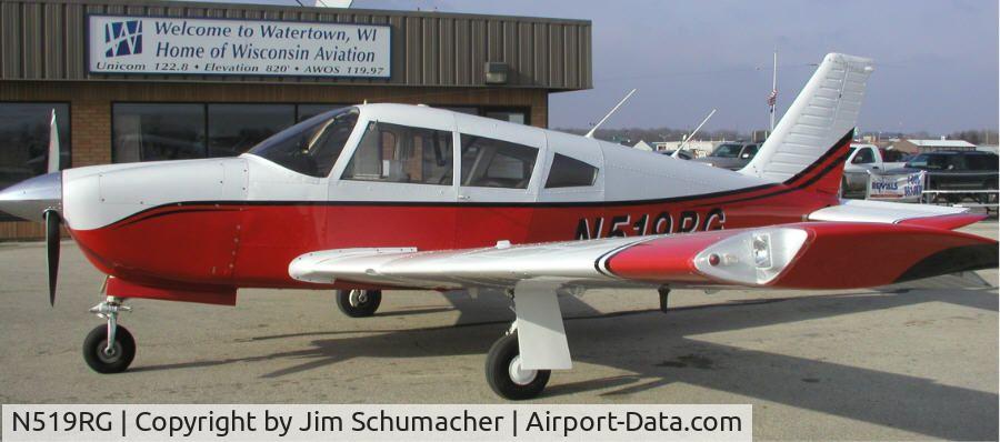 N519RG, 1969 Piper PA-28R-200 C/N 28R-35097, Waerown, Wisconsin