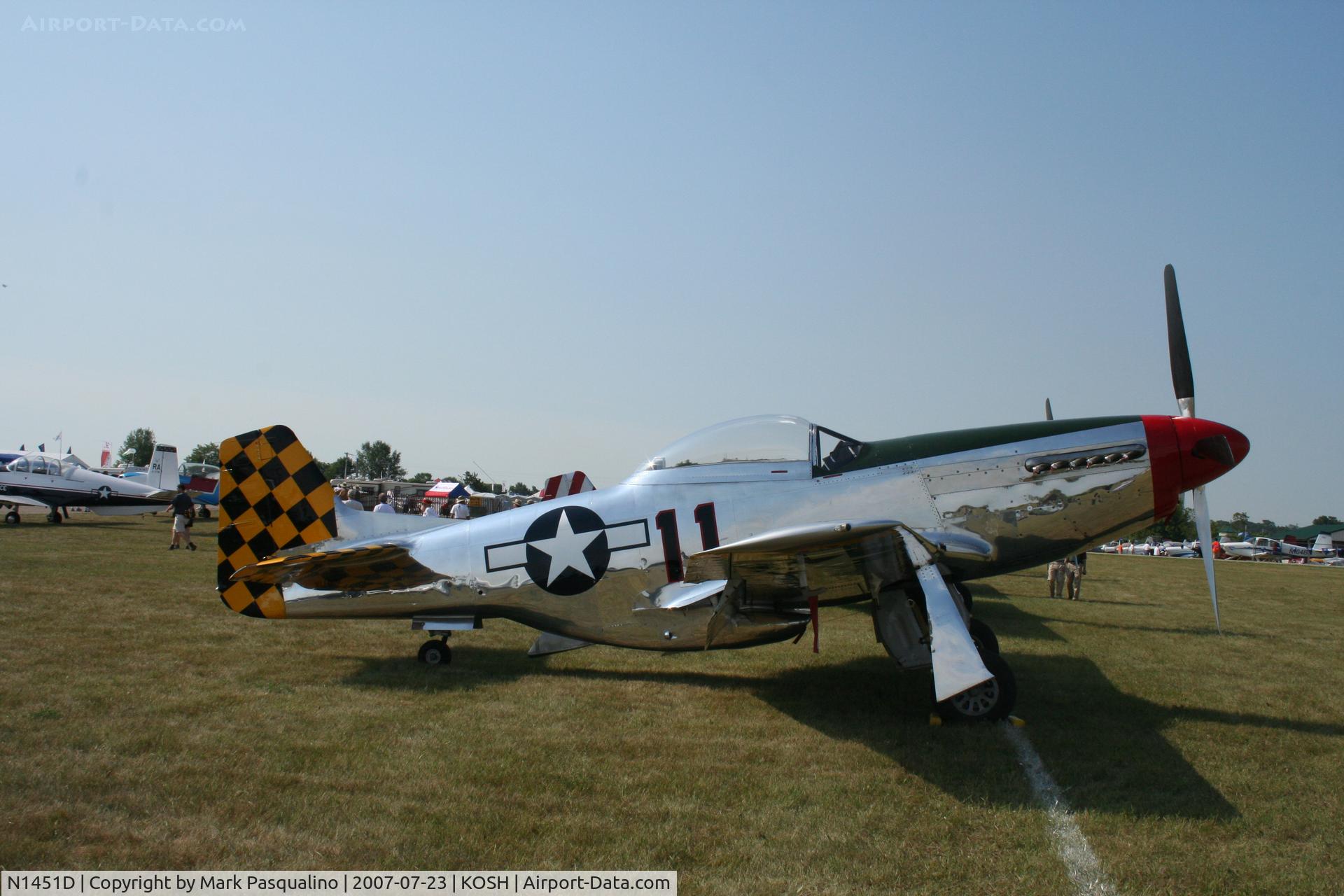 N1451D, 1944 North American P-51D Mustang C/N 44-74446A, North American P-51D
