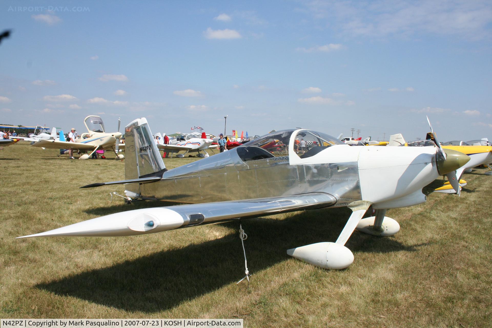 N42PZ, 2007 Van's RV-7 C/N 72404, RV-7
