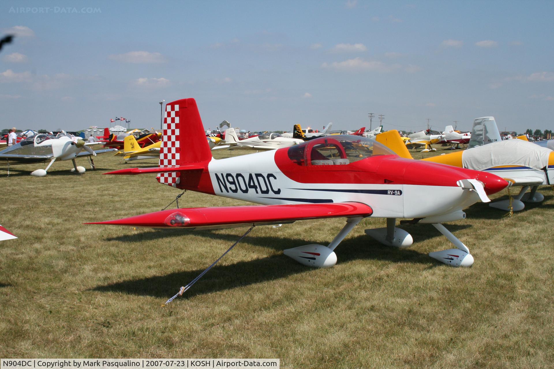 N904DC, 2004 Vans RV-9A C/N 90107, RV-9A