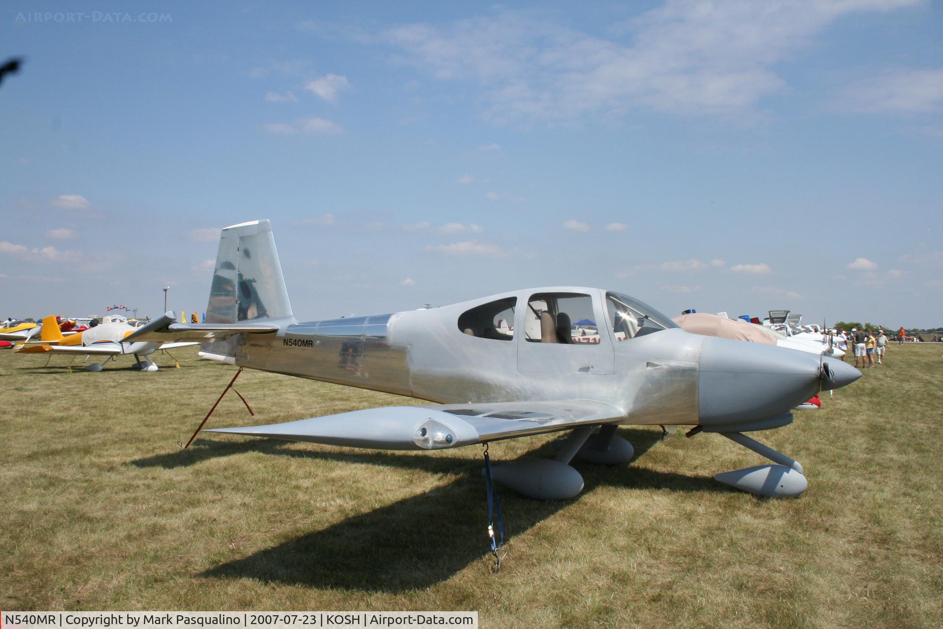 N540MR, 2007 Vans RV-10 C/N 40157, RV-10