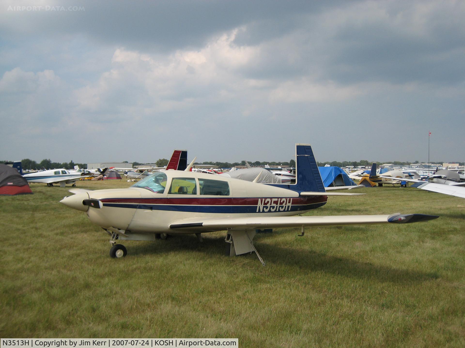 N3513H, 1980 Mooney M20J 201 C/N 24-1033, EAA AirVenture Oshkosh 2007