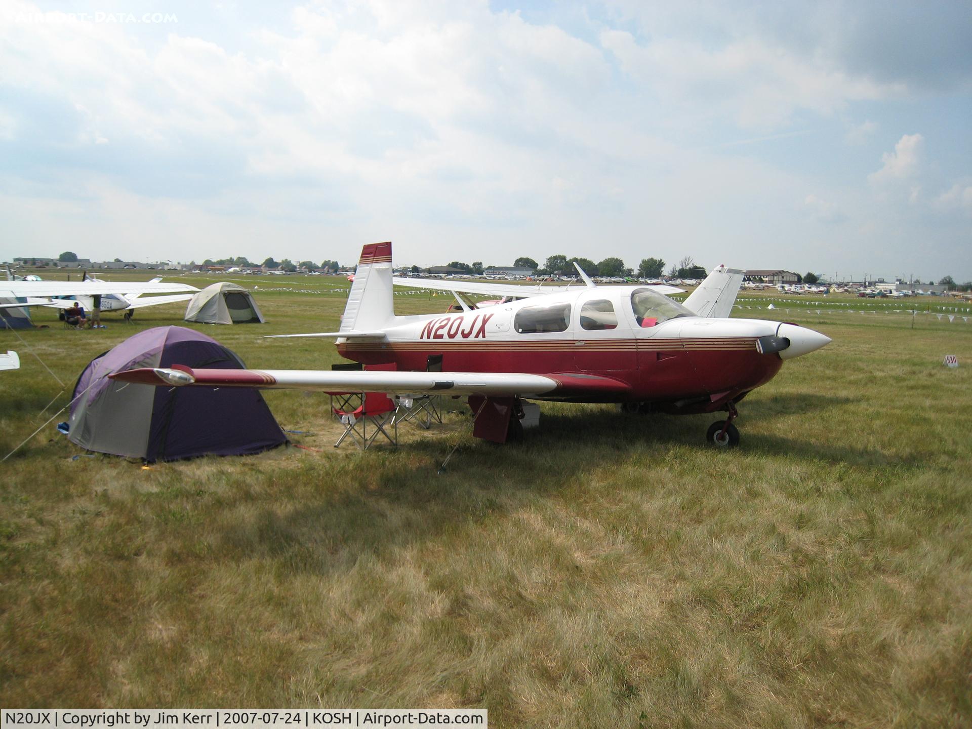 N20JX, 1990 Mooney M20J 201 C/N 24-3204, EAA AirVenture Oshkosh 2007