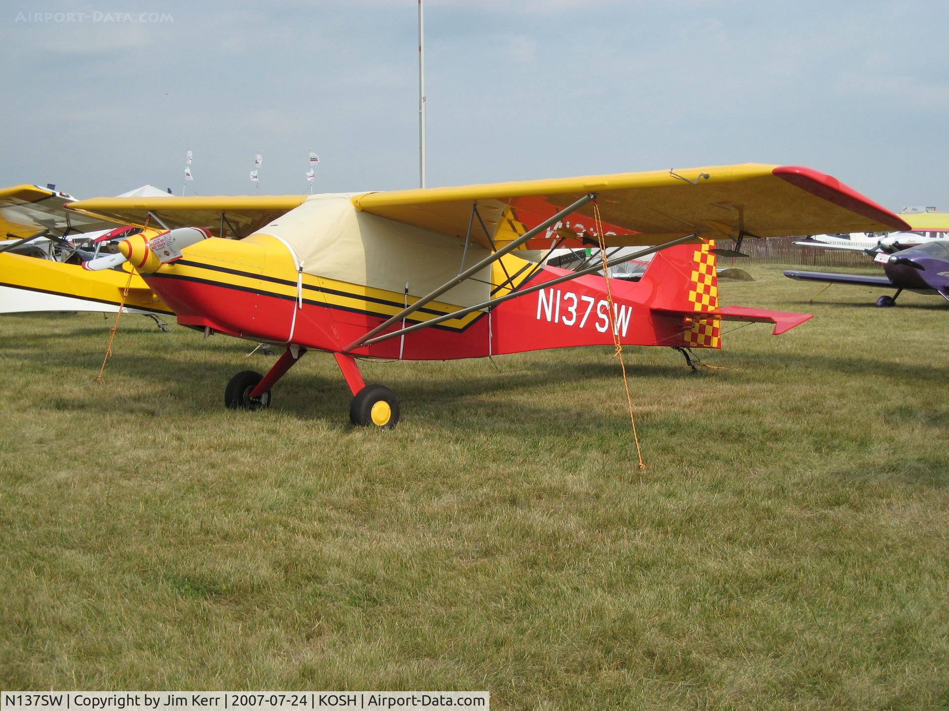 N137SW, Rans S-7S Courier C/N 0105394, EAA AirVenture Oshkosh 2007