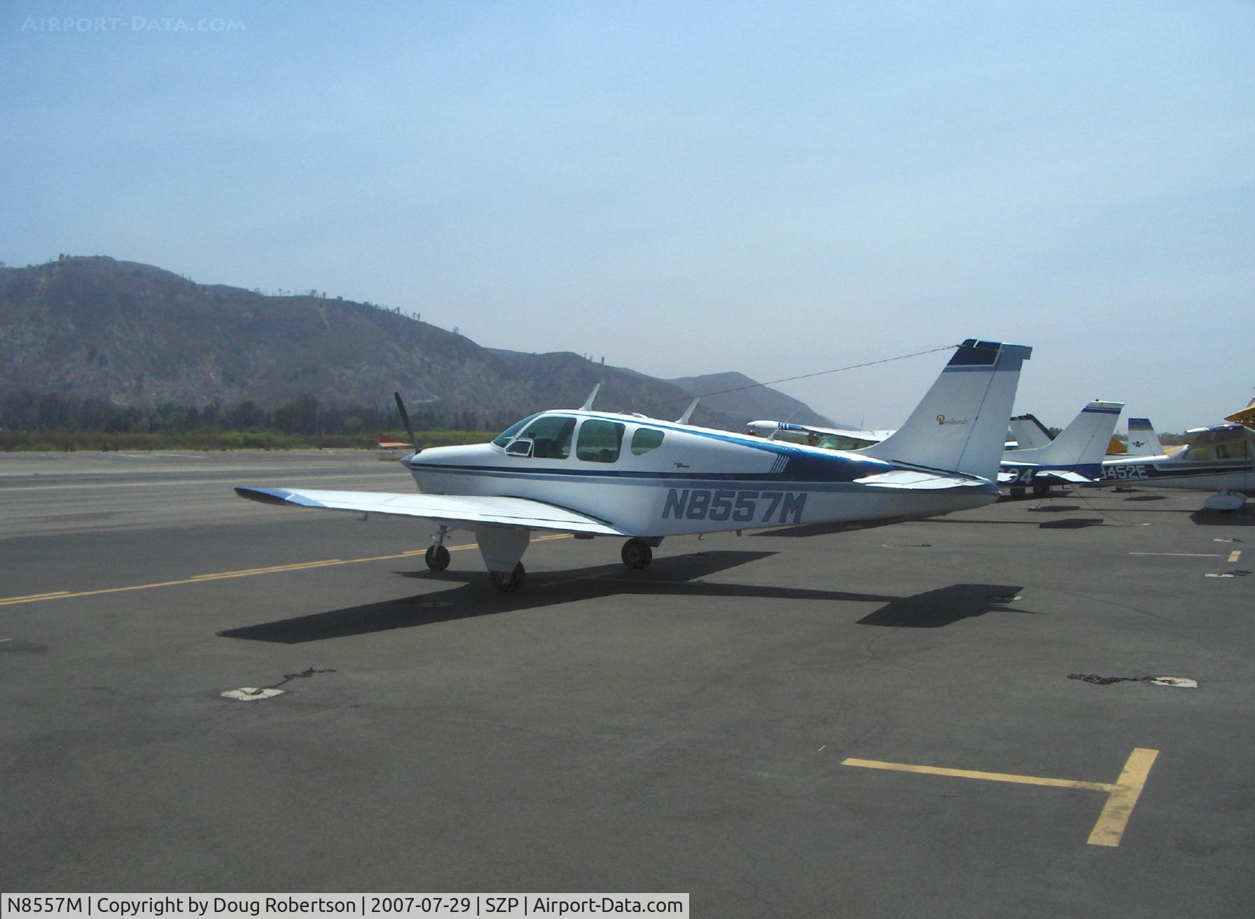 N8557M, 1963 Beech 35-B33 Debonair C/N CD-641, 1963 Beech 35 B33 DEBONAIR, Continental IO-470-K 225 Hp