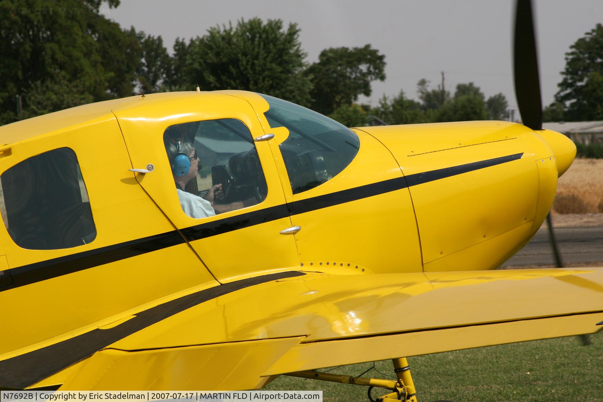 N7692B, 1957 Bellanca 14-19-2 Cruisair Senior C/N 4043, A cruising speed of 190 and a stall speed of 38!