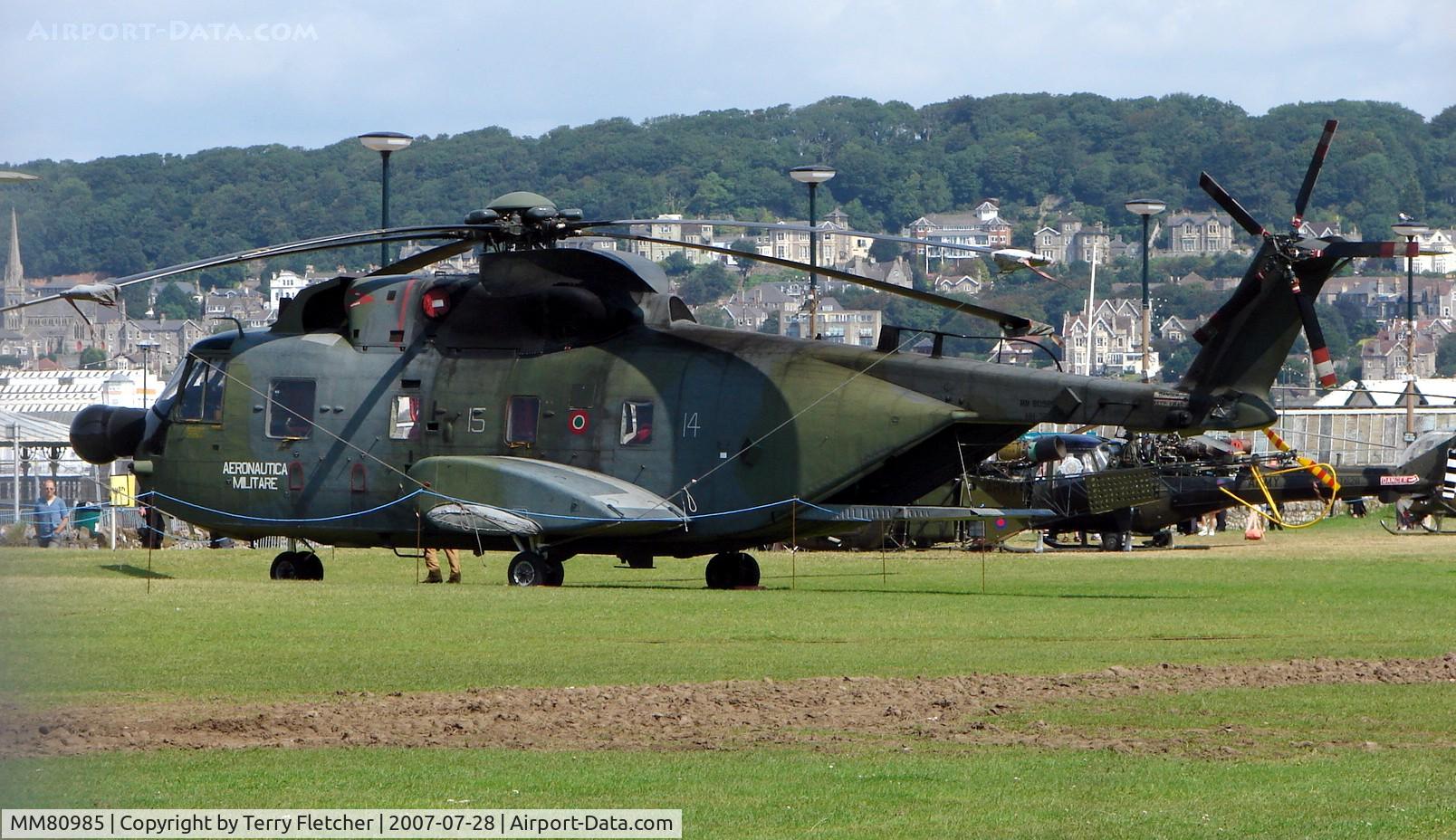 MM80985, 1977 Agusta HH-3F Pelican C/N 6212, at Helidays 2007 at Weston-Super-Mare , UK