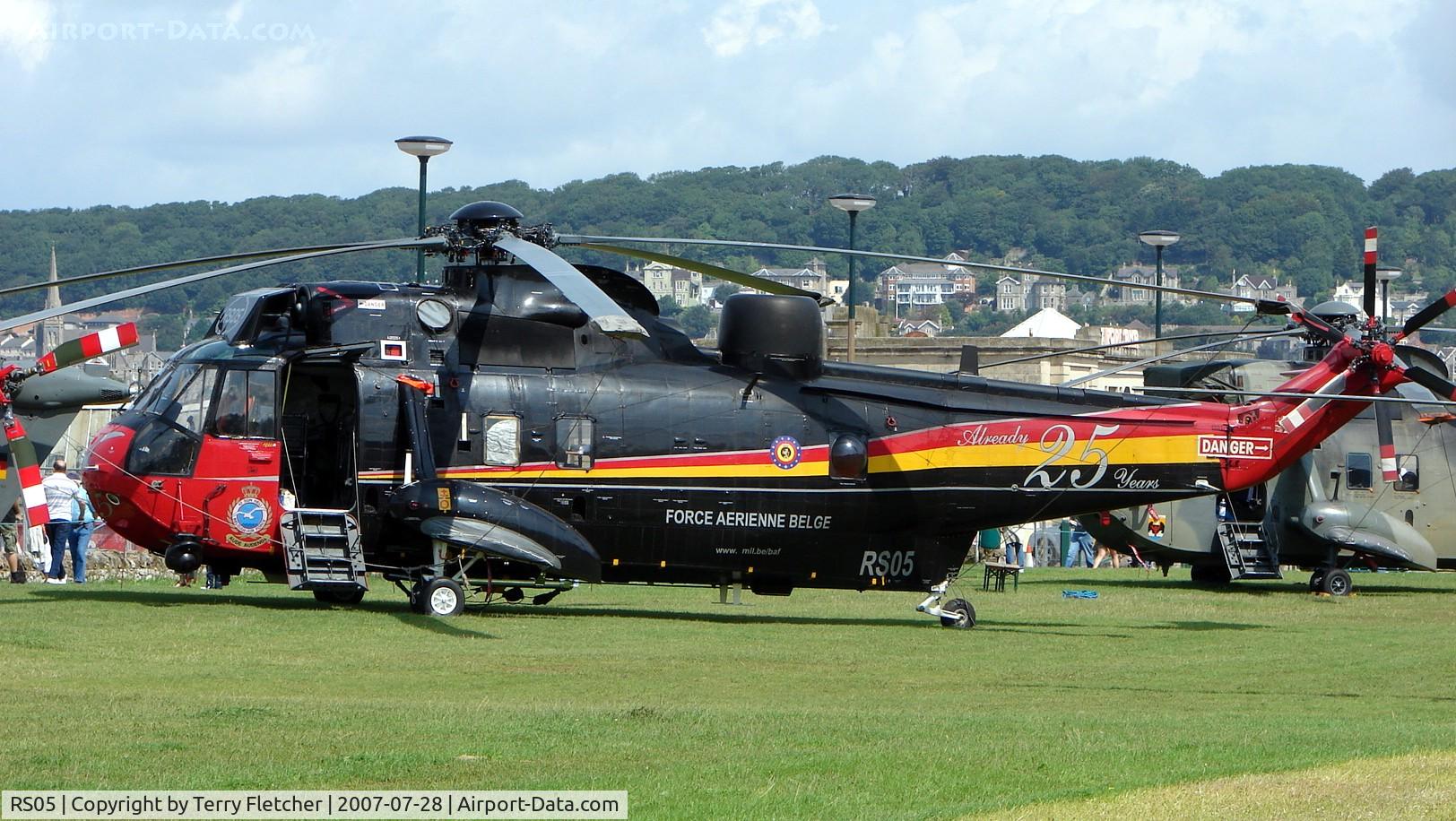 RS05, 1976 Westland Sea King Mk.48 C/N WA835, at Helidays 2007 at Weston-Super-Mare , UK