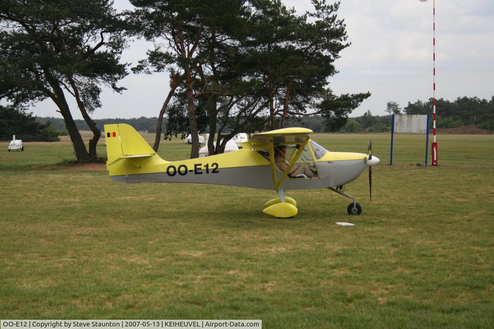 OO-E12, 2001 Aeropro Eurofox C/N 13803, Taken on an Aeroprint tour @ Keiheuvel