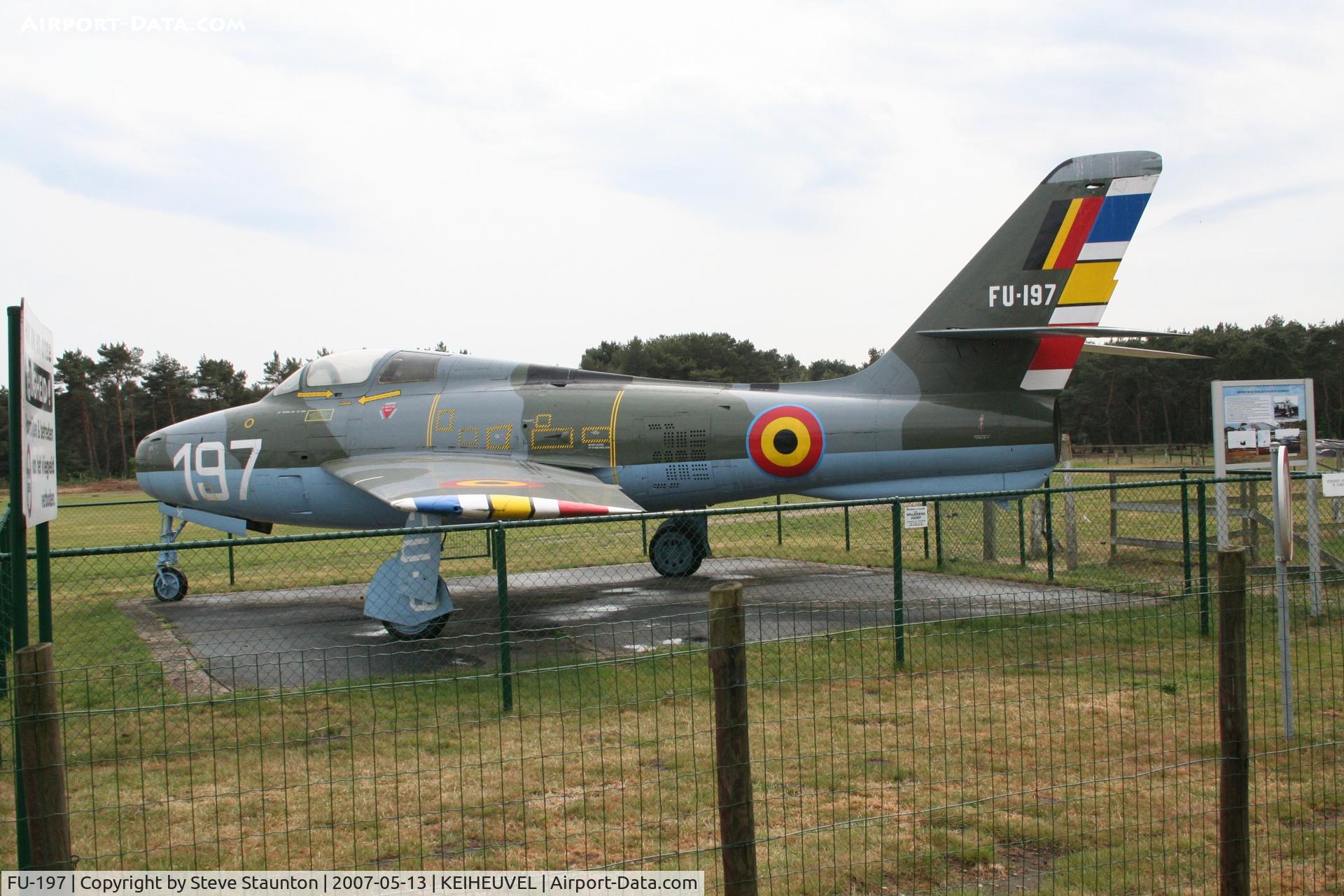 FU-197, Republic F-84F Thunderstreak C/N Not found (52-6584), Taken on an Aeroprint tour @ Keiheuvel