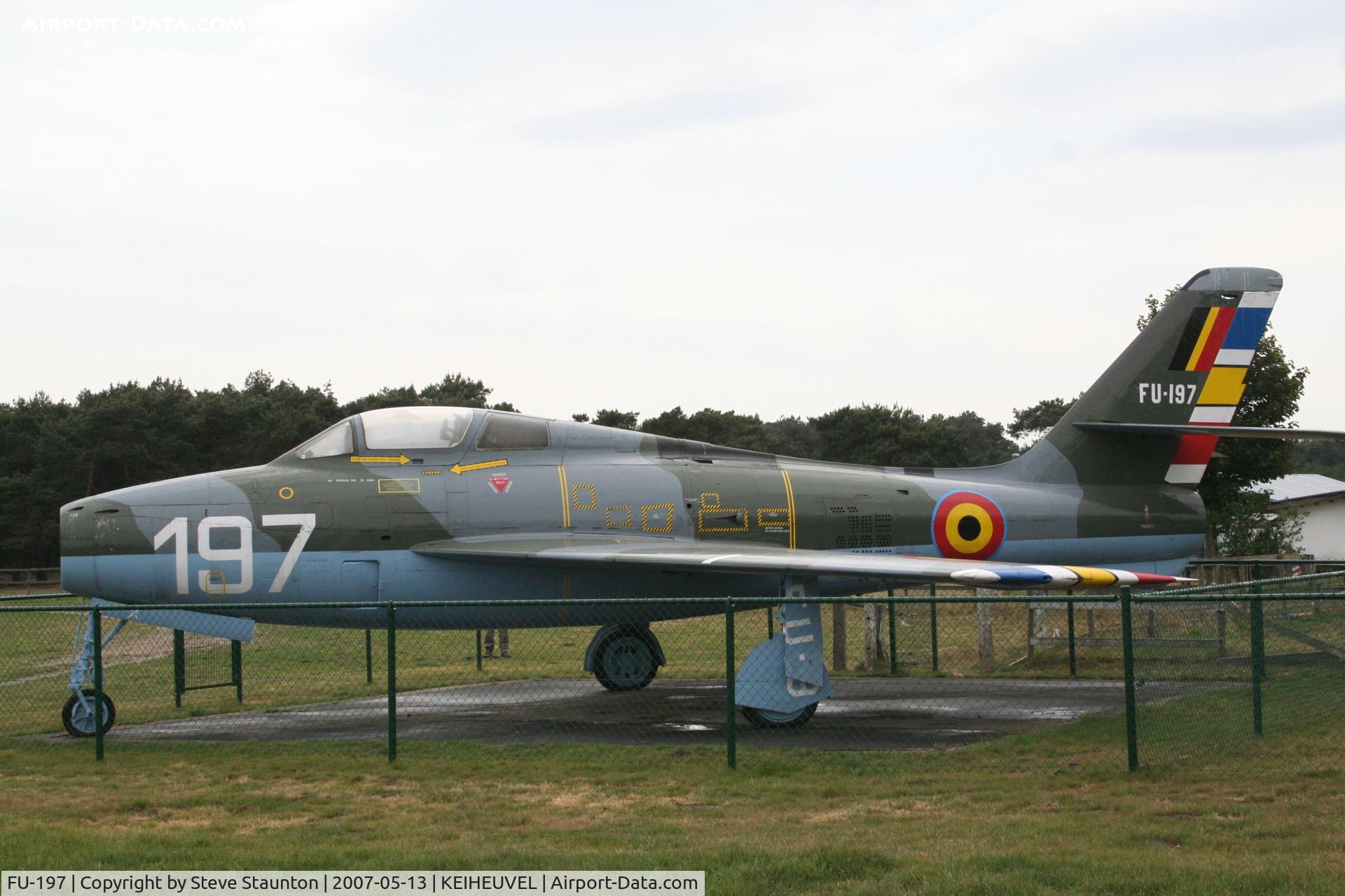 FU-197, Republic F-84F Thunderstreak C/N Not found (52-6584), Taken on an Aeroprint tour @ Keiheuvel
