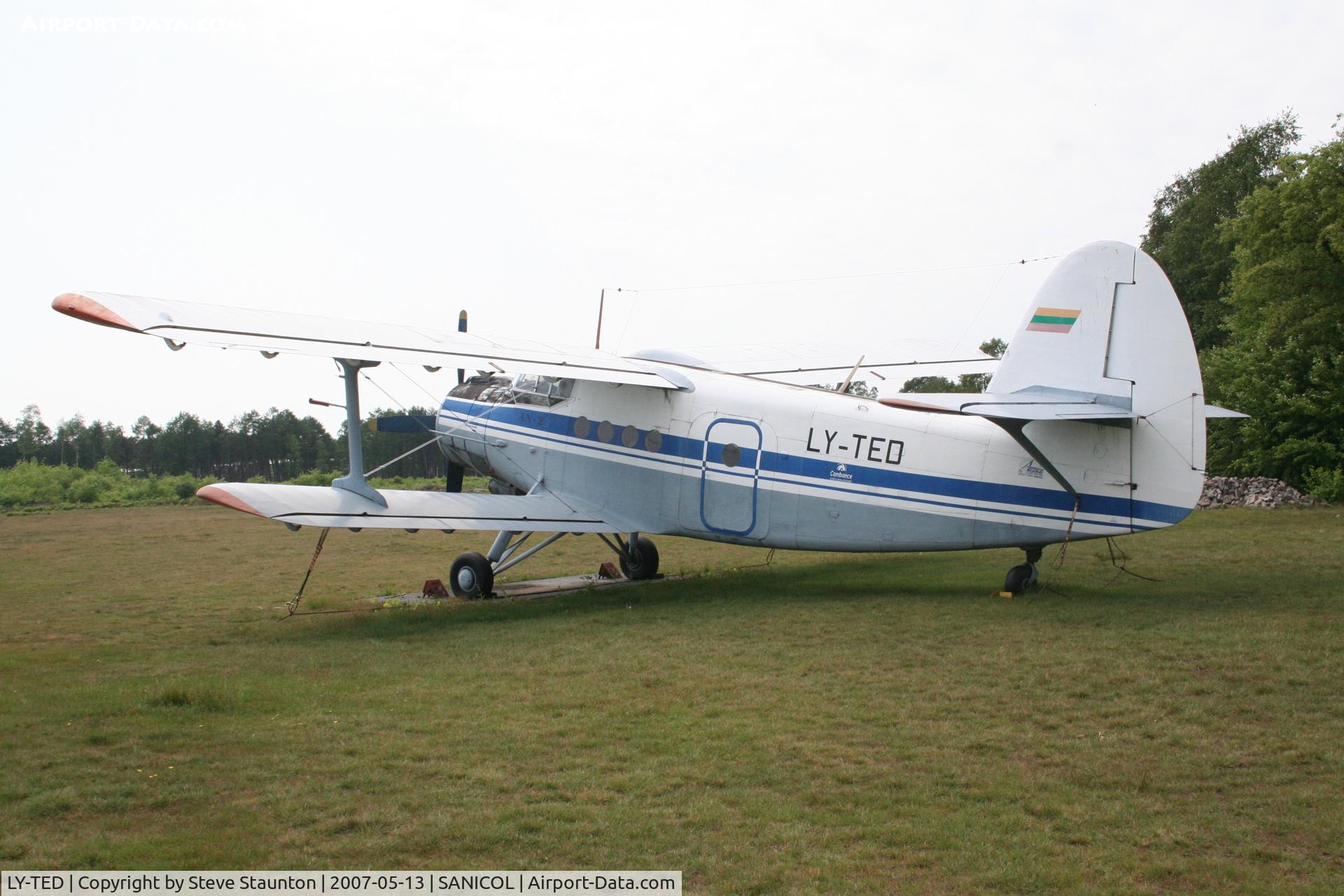 LY-TED, Antonov An-2 C/N 1G235-51, Taken on an Aerporint tour @ Sanicol